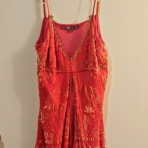 Boho Camisole, Silky and Sexy, Chenille/Cut velvet